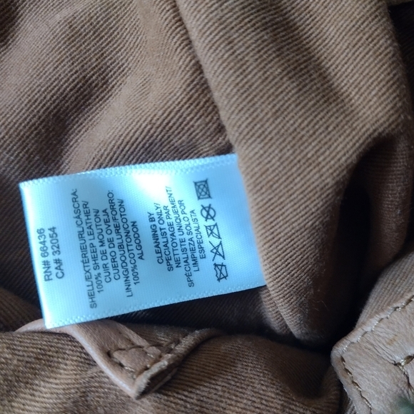 Anthropologie Leather Back Pack Brown Zip Top Sheep Leather Soft main image 8